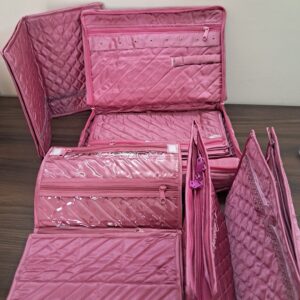Complete Kit - Organisers for Jewellery, Make-up, Hair Accessories and Costume - Pink
